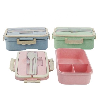 Wheat straw bento lunch box HC-02901