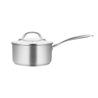 Stainless Steel Soup pot Milk Pot 1 Liter Soup Pot induction kitchenware cookingware homecooking fry pan Suit all heating source