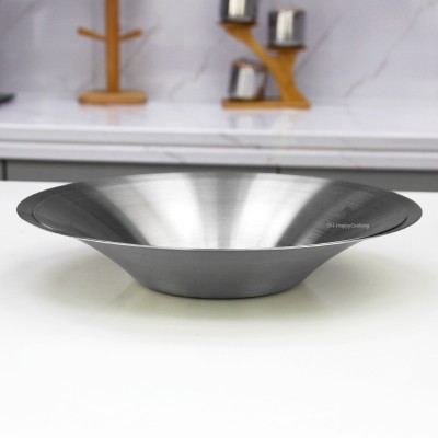 Practical environmental friendly material 304 Stainless steel fruit salad bowl